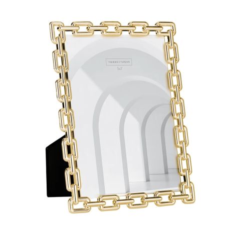 Chain Link Gold Frame 5"x7"