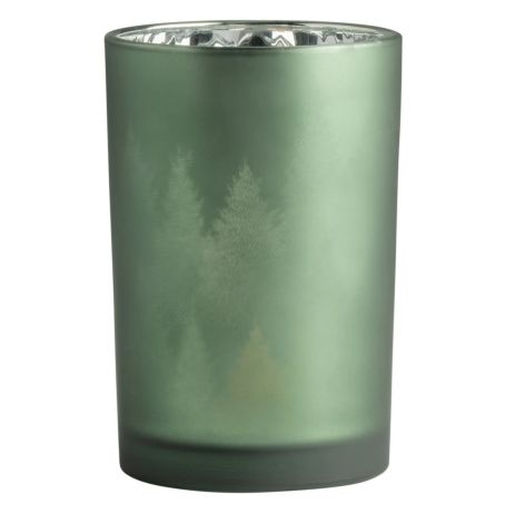 Evergreen Forest Frosted Vase 