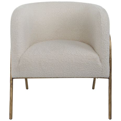 Jacobson Accent Chair, Natural Shearling